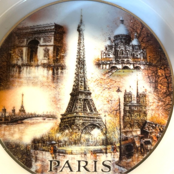 Dessapt Editions Paris Ashtray Trinket Dish Eiffel Tower & Monuments Souvenir - Picture 9 of 12